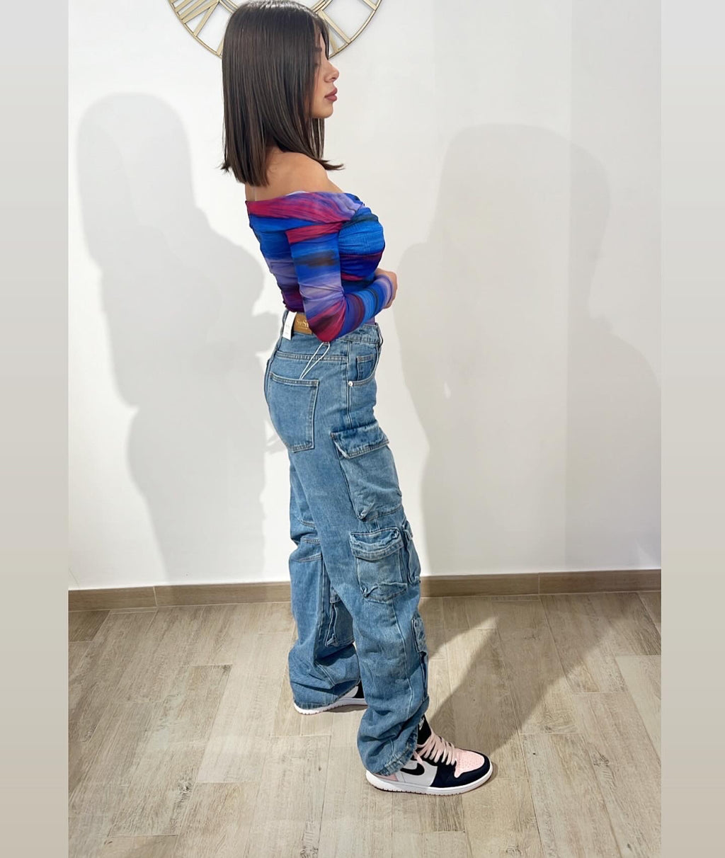 Jeans Cargo tasche