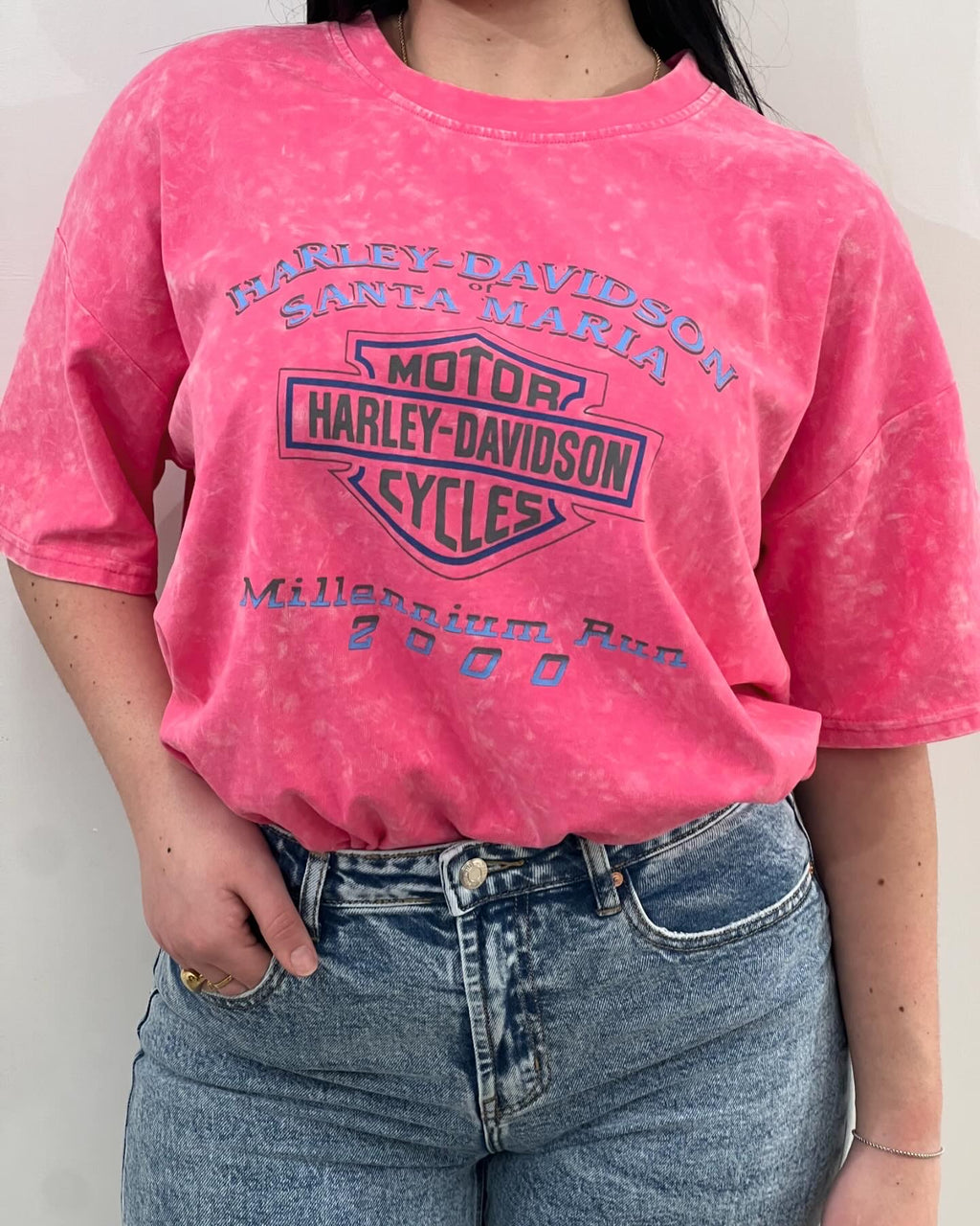 T-shirt Over Harley