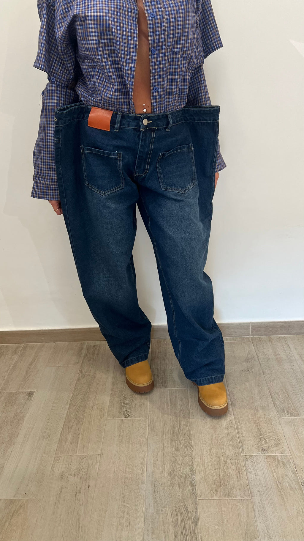 Jeans Double Bottone