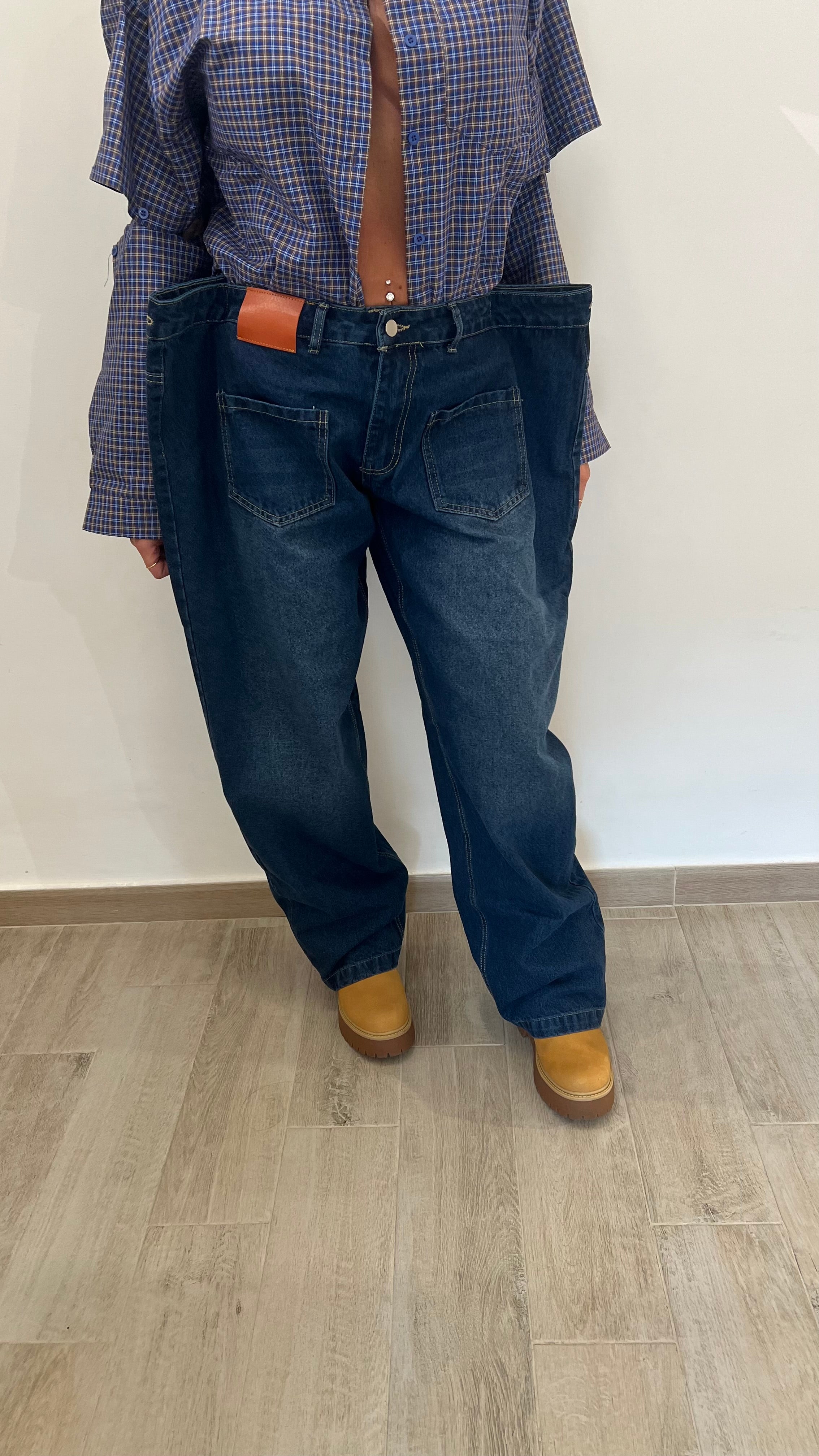 Jeans Double Bottone