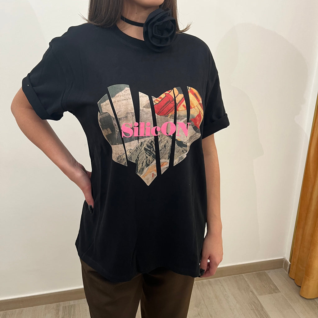 T-shirt fiore