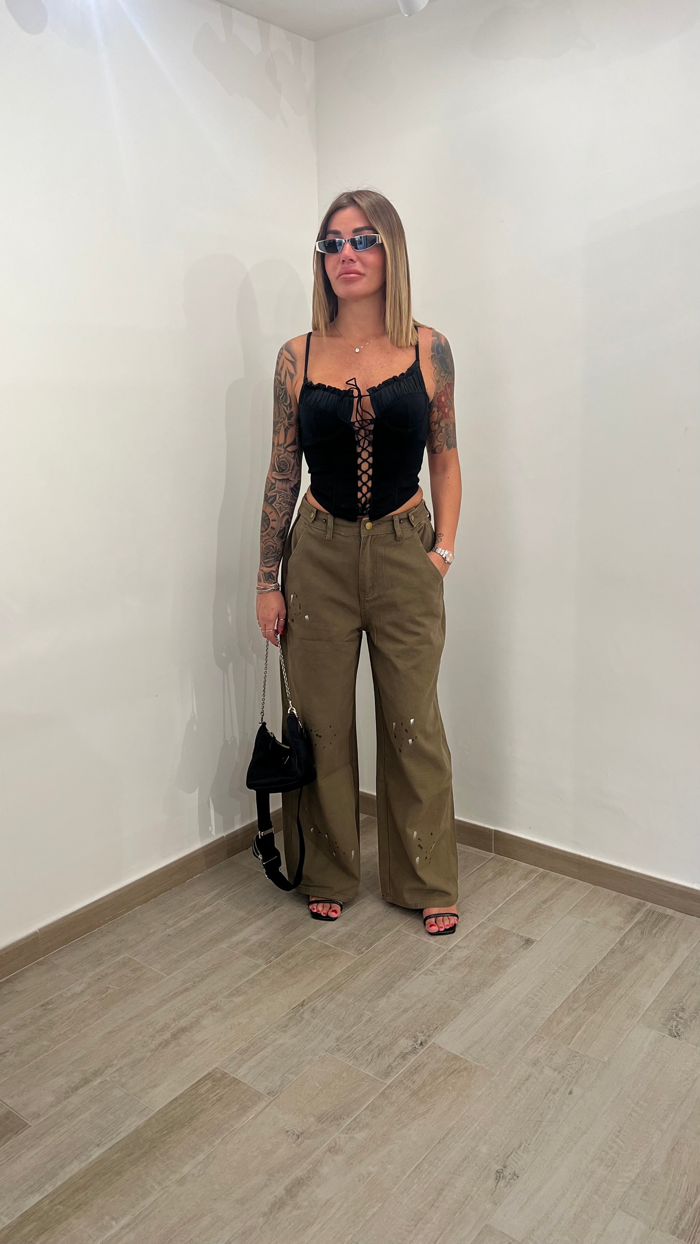 Jeans Verde Militare