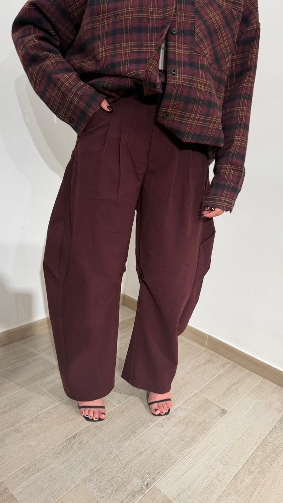 Pantalone Balloon Lana