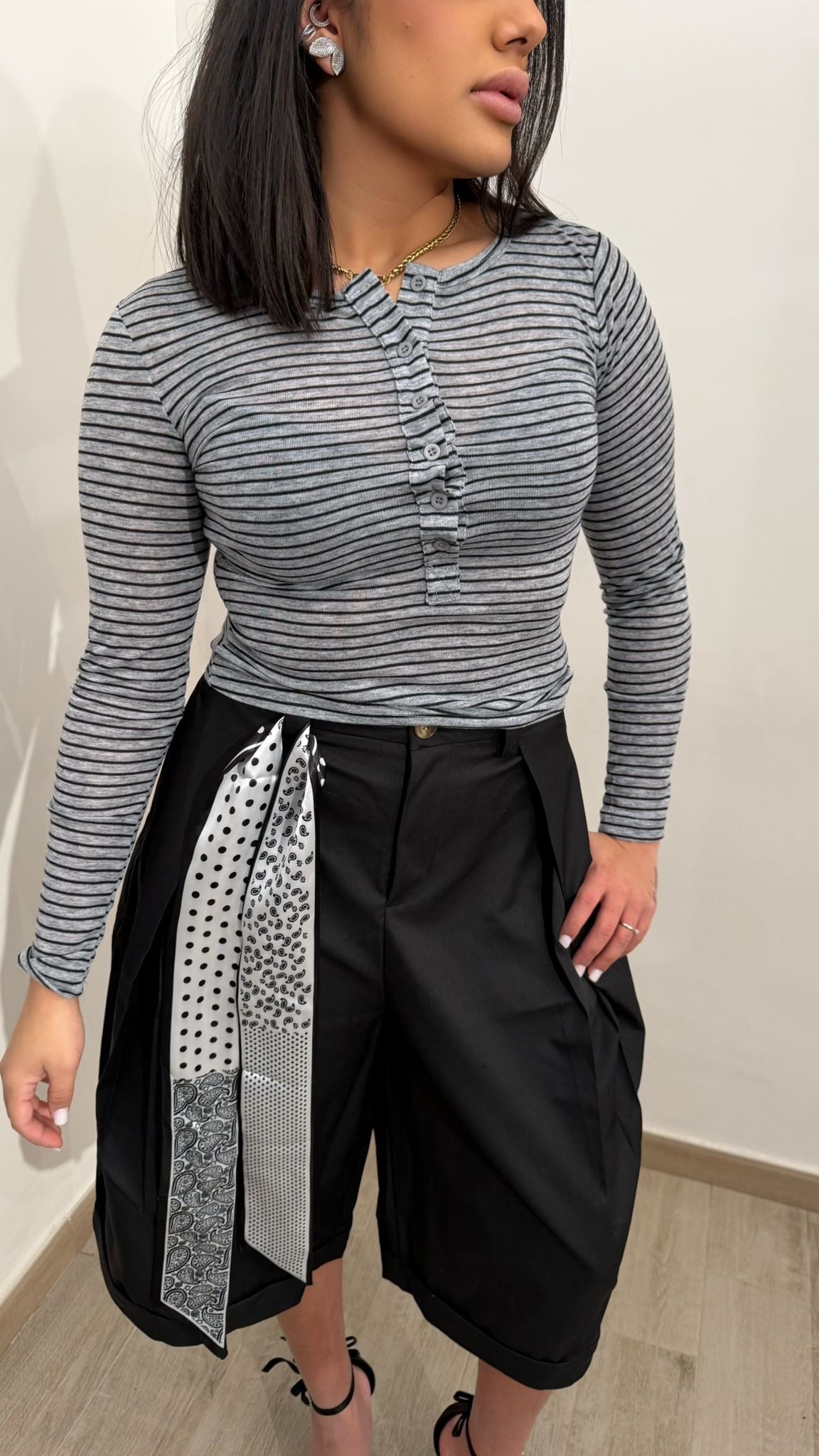 Maglia Serafina rigata