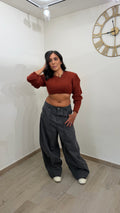Pantalone Laccio Grigio