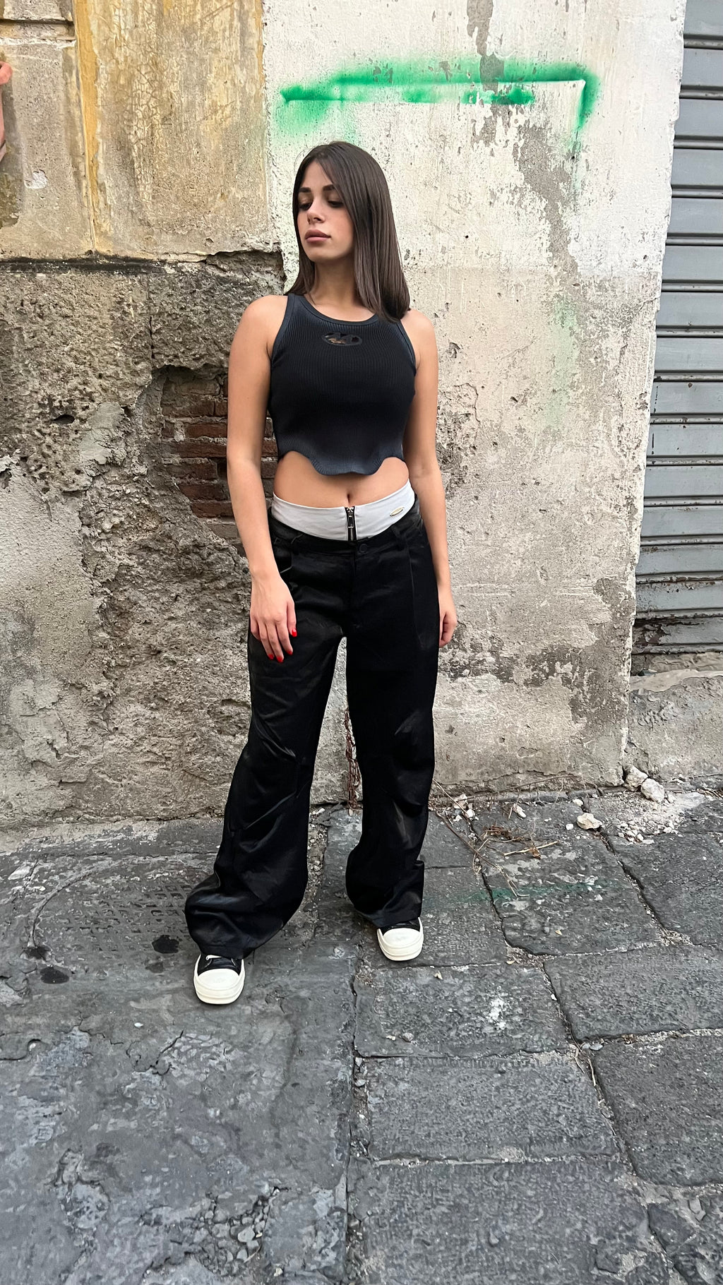 Pantalone satin