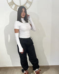 Pantalone cargo parachute