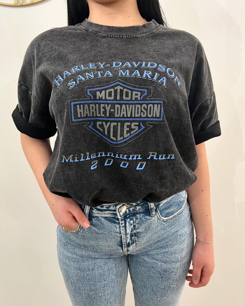 T-shirt Over Harley