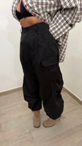 Pantalone Cargo Nero
