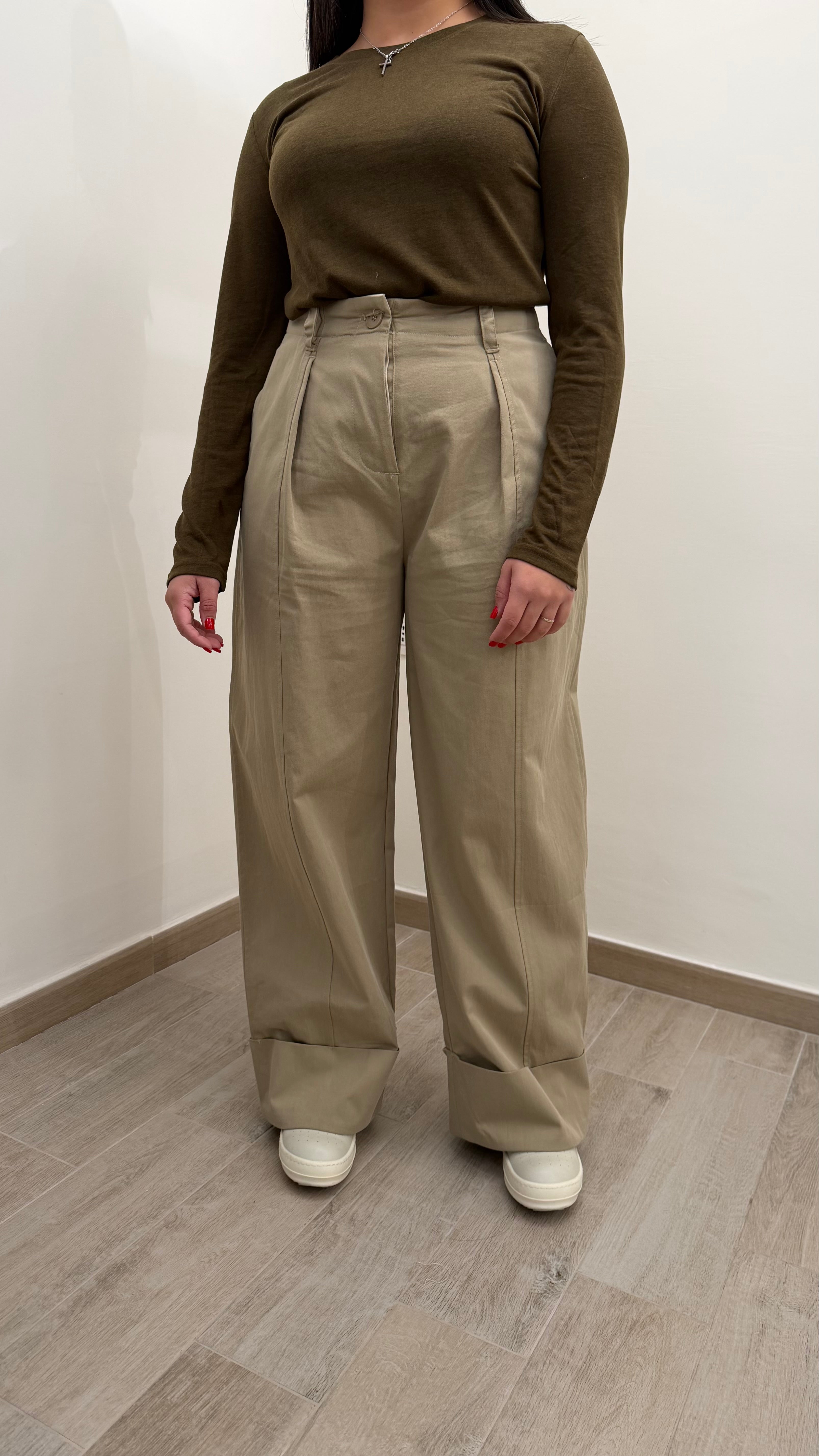 Pantalone Con Piegone