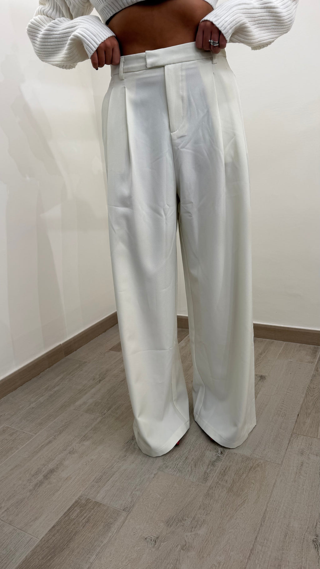 Pantalone Classico Panna