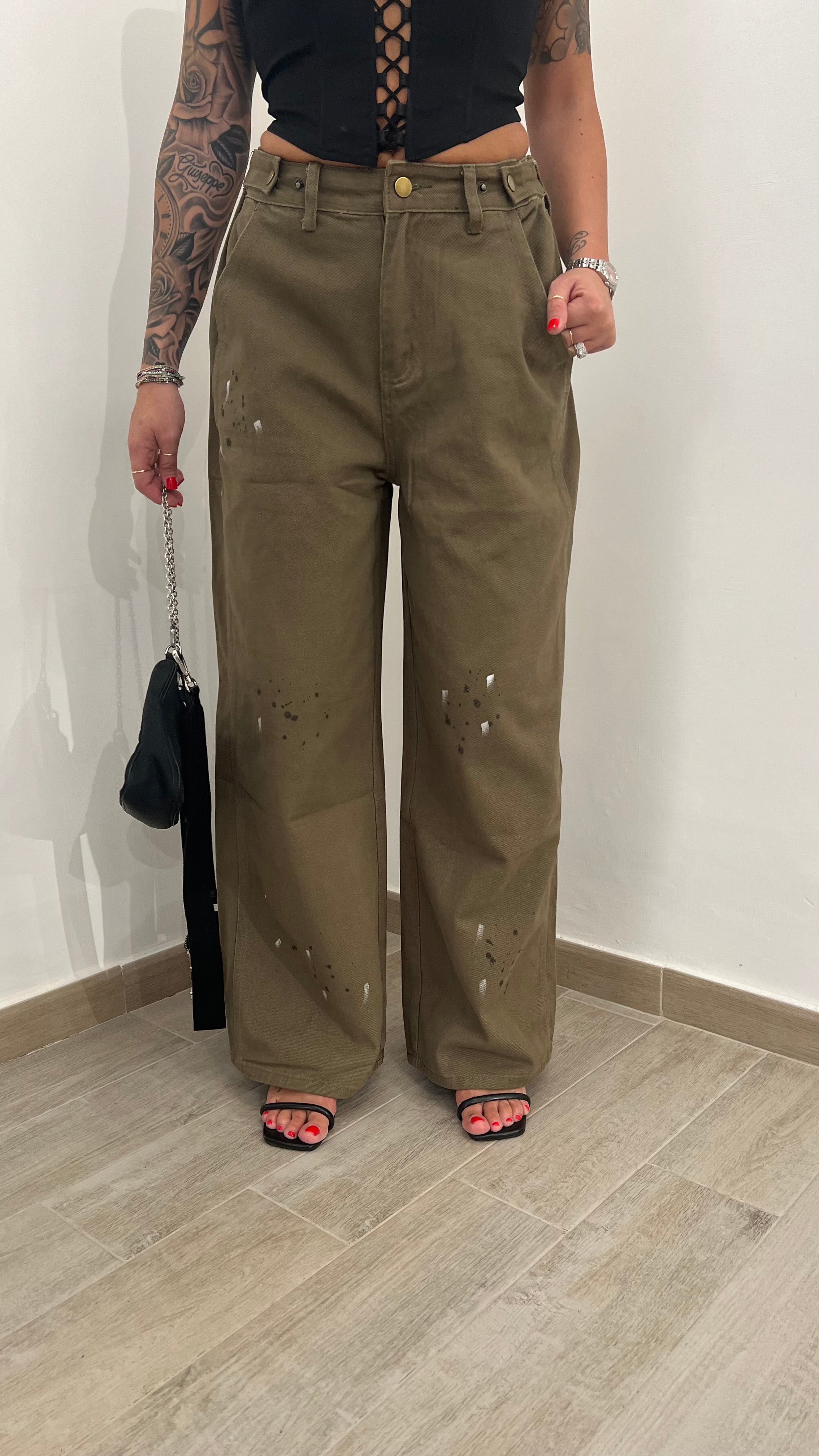 Jeans Verde Militare