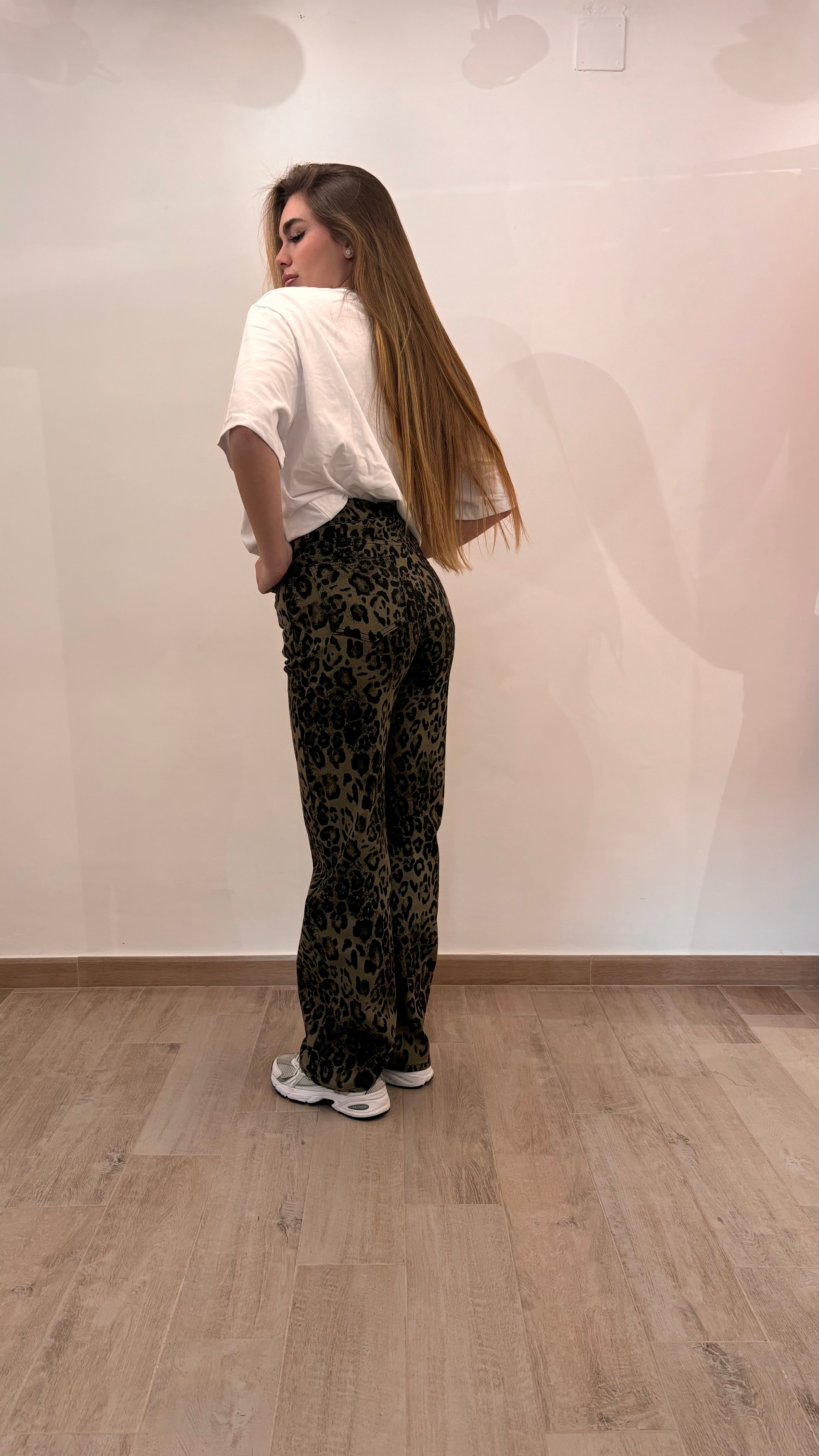 Jeans Animalier Elastico