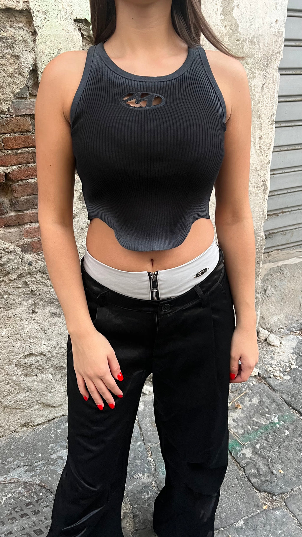 Pantalone satin