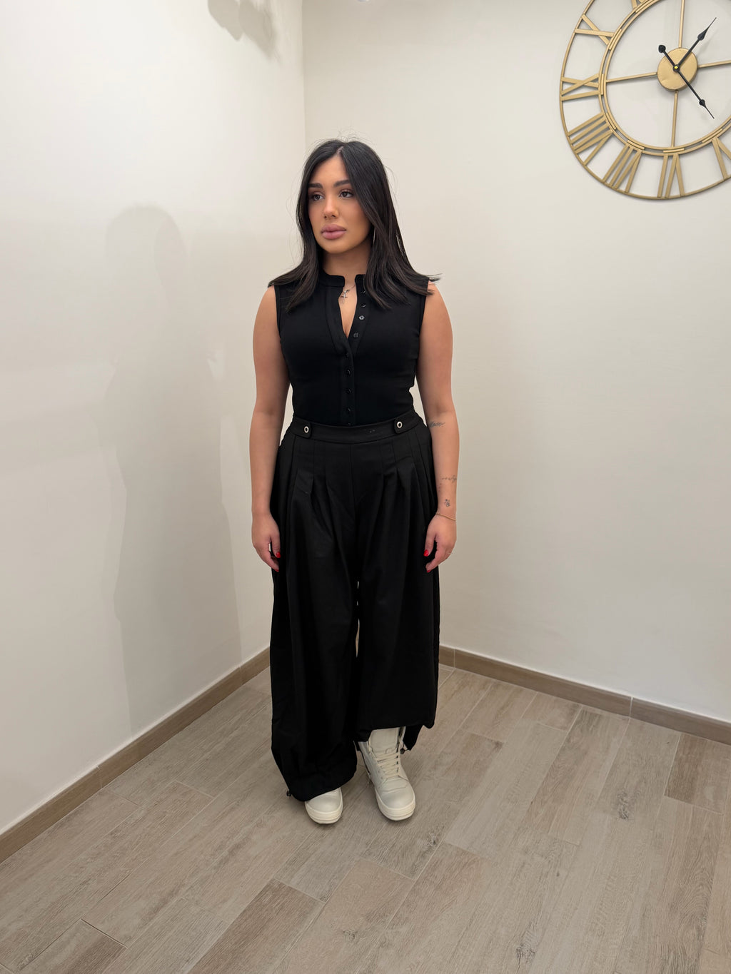 Pantalone Morbido Con stringhe