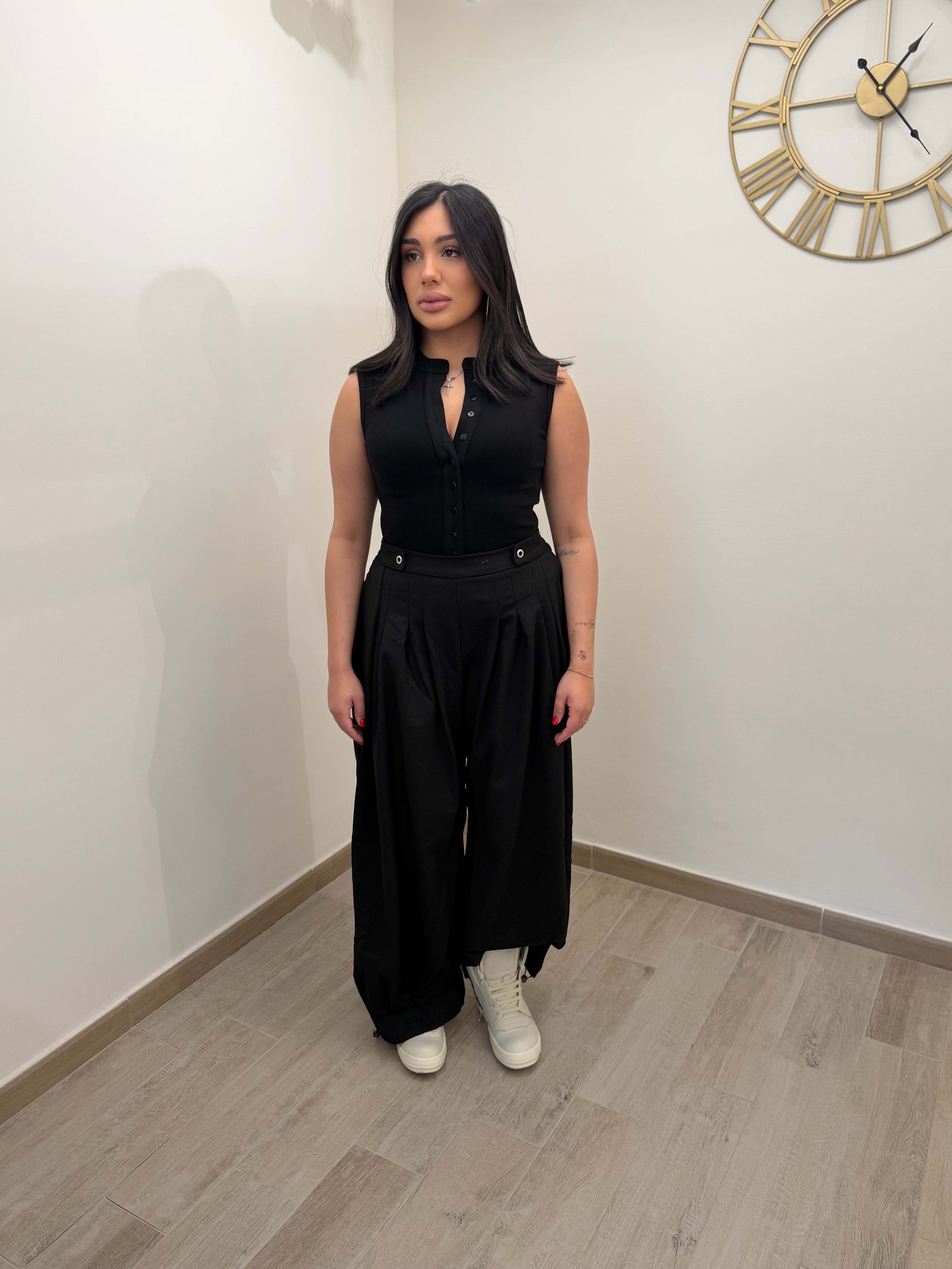 Pantalone Morbido Con stringhe