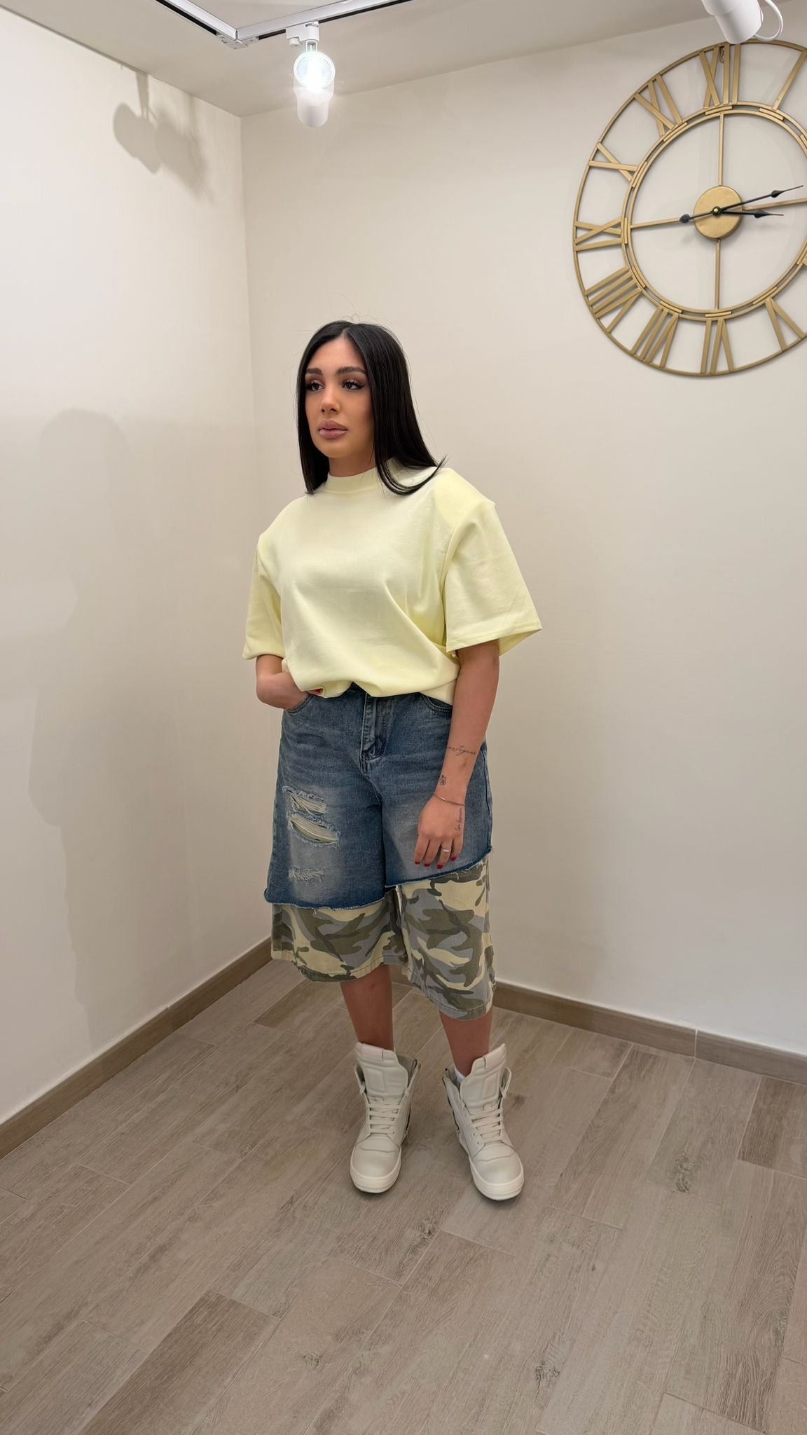 Bermuda Denim e Mimetico