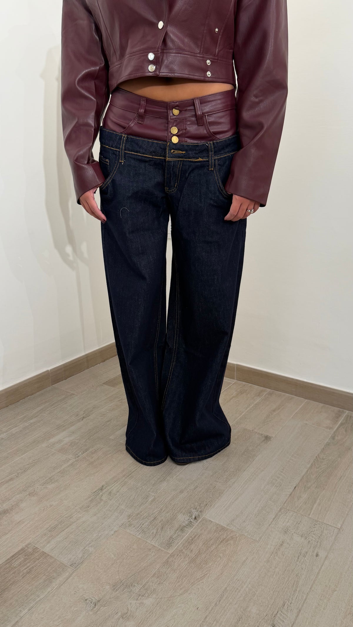Jeans Double Pelle