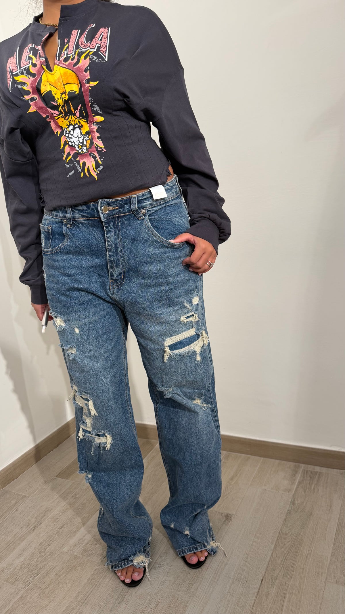 Jeans Strappi