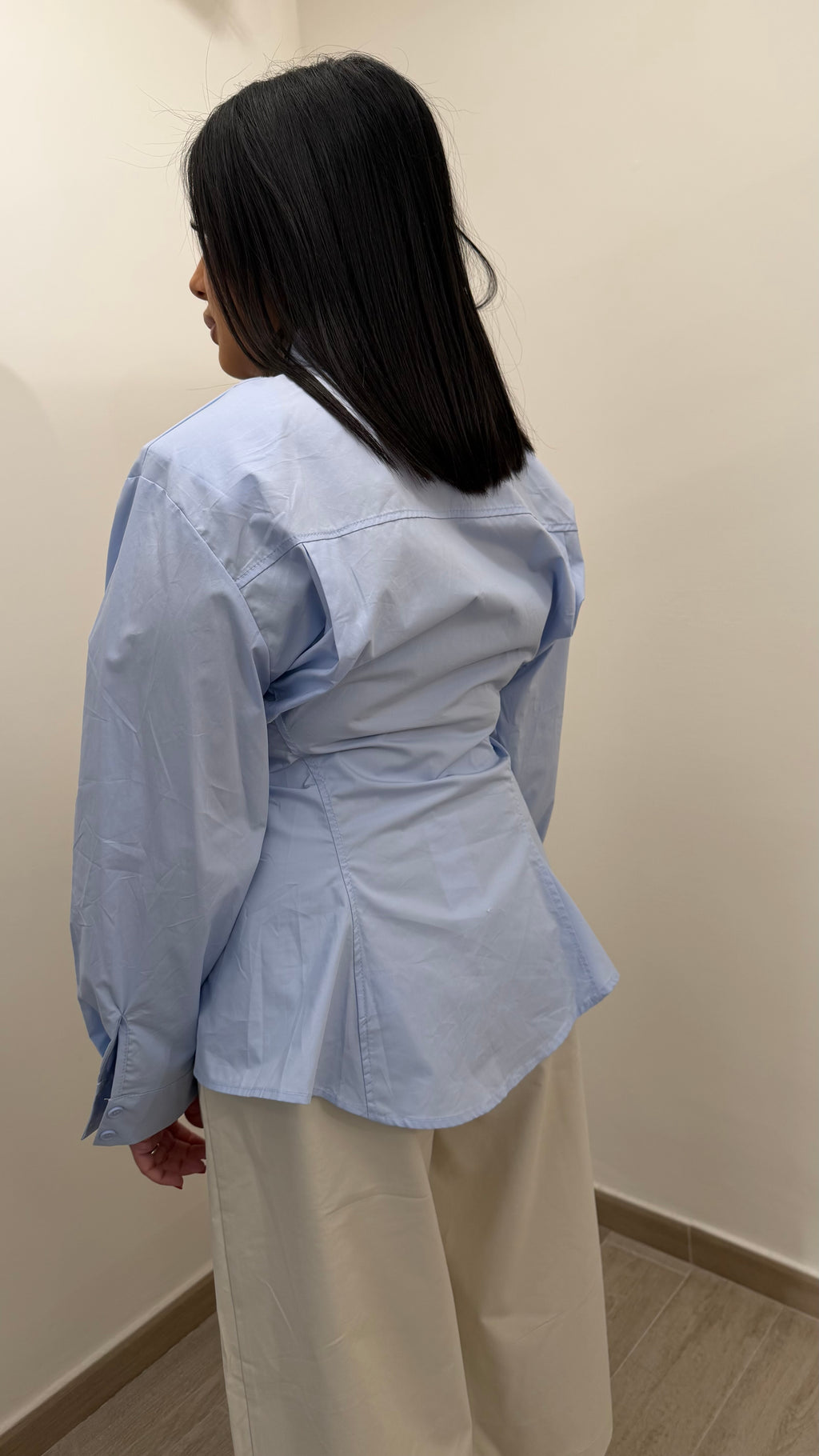 Camicia Celeste Avvitata