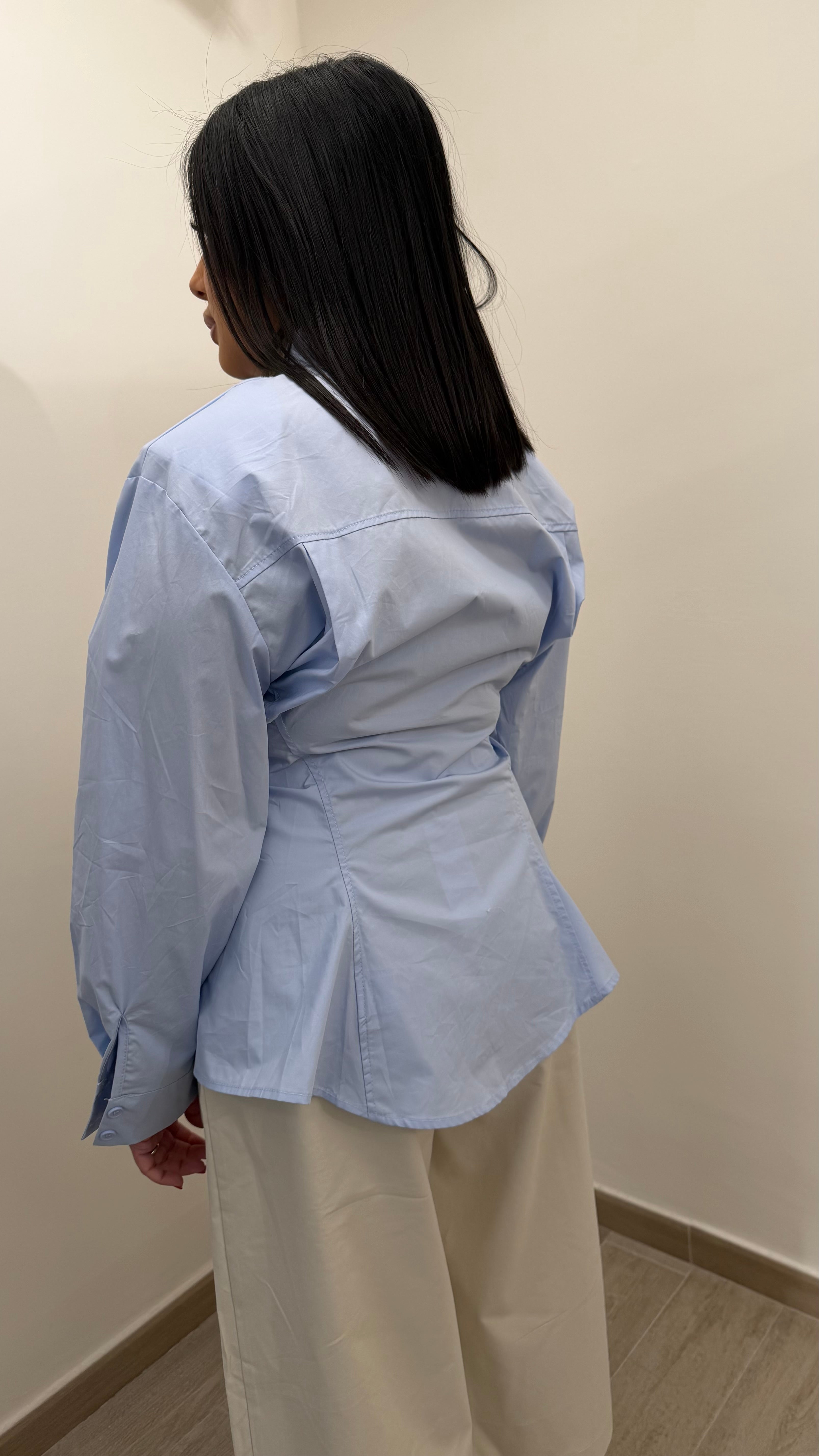 Camicia Celeste Avvitata