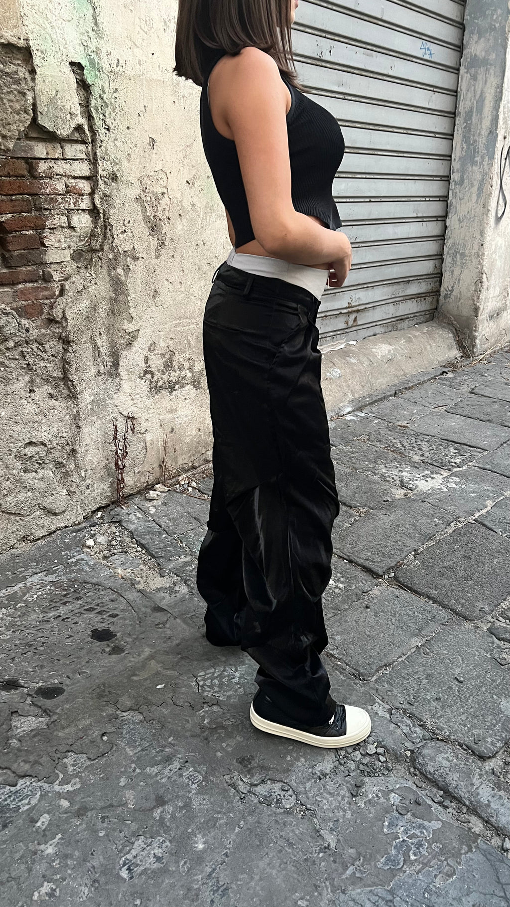 Pantalone satin