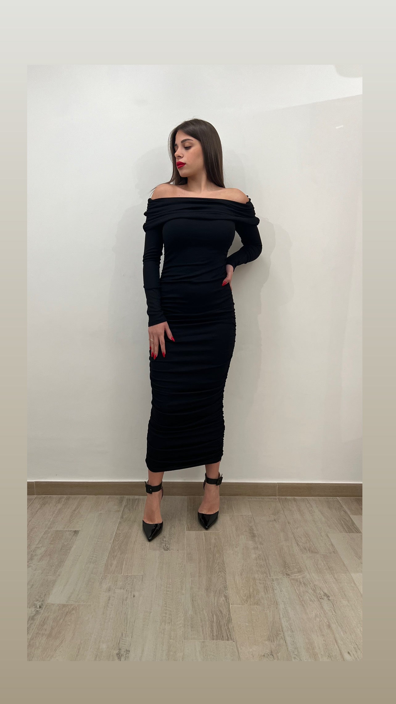 Dress Scollo A Barca