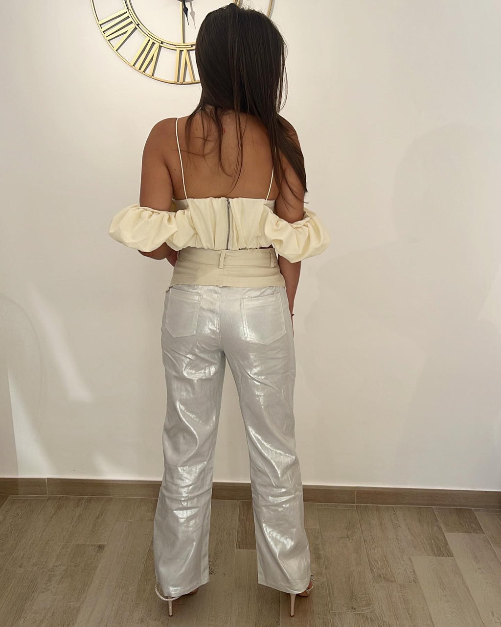 Jeans metallizzato
